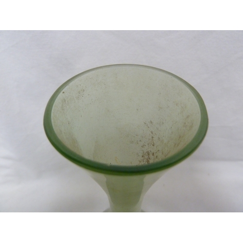 105 - Loetz - an Olympia glass vase, green colour, 30cm high