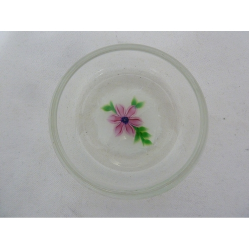 29 - Edinburgh Glass - a pink flower paperweight; a Perthshire polychrome millifiori cane weight; a Perth... 