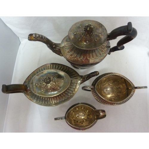 37 - A Mappin Brothers silver plated tea and coffee service, presented to Superintendent Godfrey of the M... 