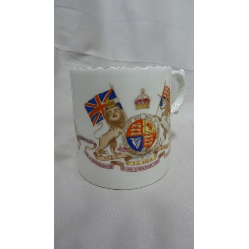 79 - Commemorative Ceramics including a Royal Doulton porcelain 1911 Coronation teacup and saucer; a 1902... 