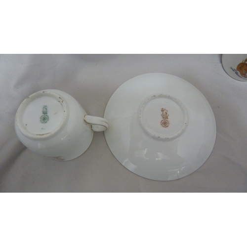 79 - Commemorative Ceramics including a Royal Doulton porcelain 1911 Coronation teacup and saucer; a 1902... 