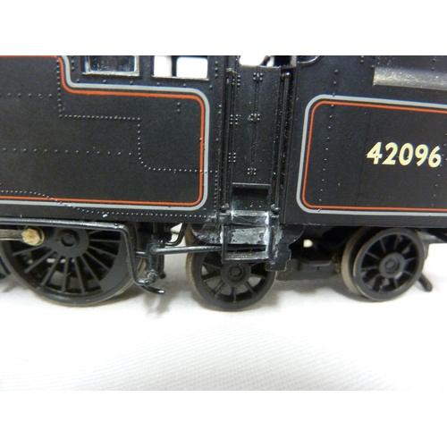 166 - Model Train and Railway Interest - a Bachmann 00 gauge Engine, numbered 42096 in black livery with r... 