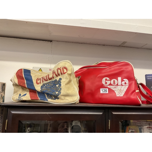 126 - Vintage Gola bag, and vintage Mileta England bag