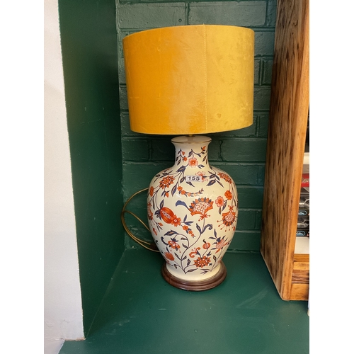 155 - Large Wade country floral table lamp