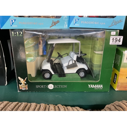 194 - Road signature Yamaha golf buggy toy