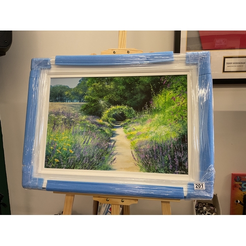 201 - Lavender Walk
Signed Limited Edition Giclée Print
by artist Heather Howe