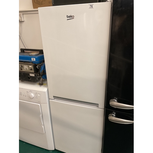 76 - Beko fridge freezer