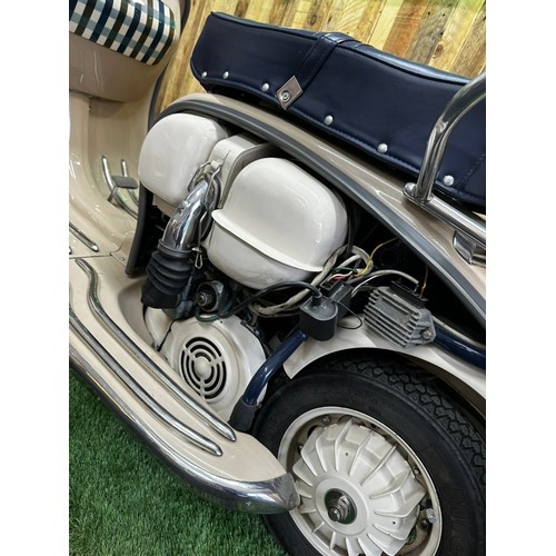 202 - 1960 Italian series 2 Lambretta Li150.

Restored 12 years ago, engine fitted with a 175 top end. 12v... 