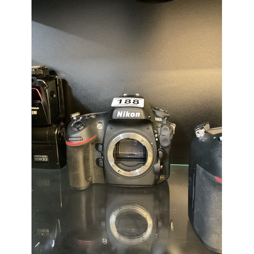 188 - Nikon D800 digital camera Untested/unchecked