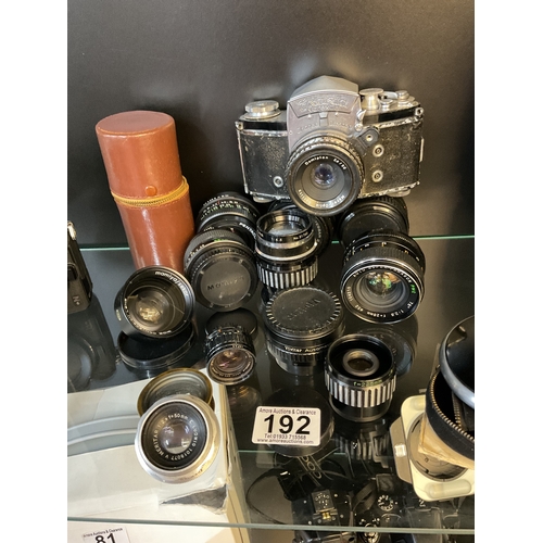 192 - Exakta varex and vintage lenses