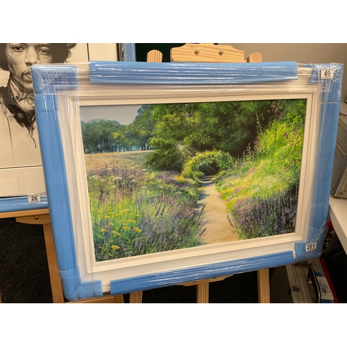 49 - Lavender Walk
Signed Limited Edition Giclée Print
by artist Heather Howe