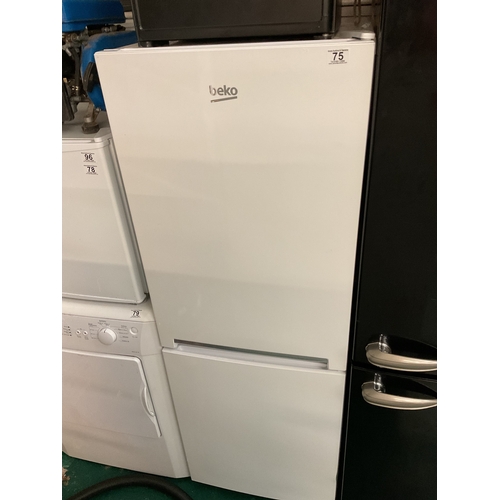 75 - Beko fridge freezer