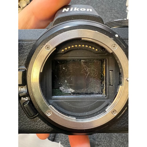 191 - Nikon Z50 and Nikon Z6 Untested/unchecked (battery cover missing)