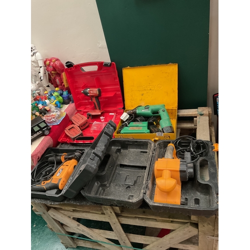 117 - Assorted power tools, including Hilti, Bosch etc