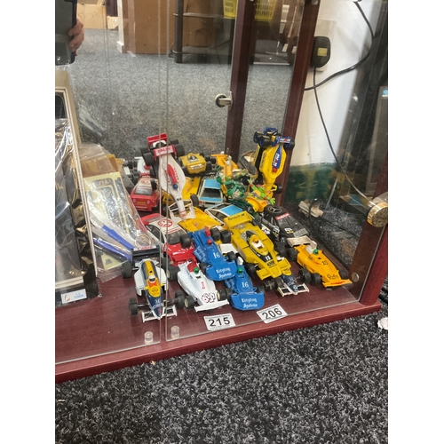 206 - 14x unboxed scalextric cars