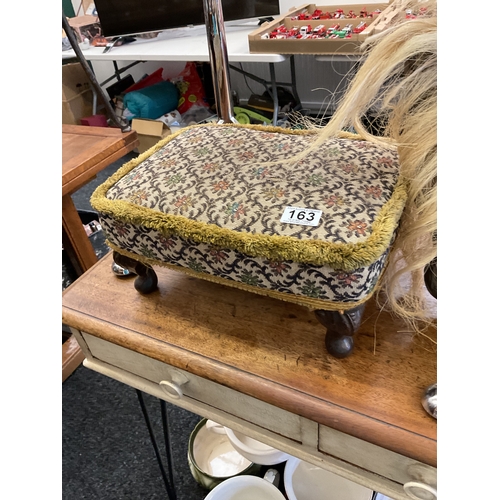 163 - Upholstered stool