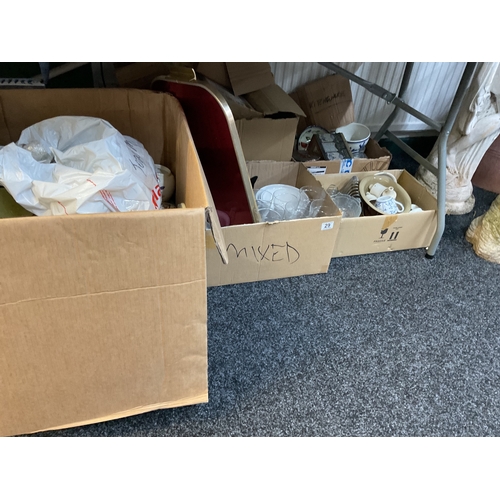 29 - Assorted household items, china etc