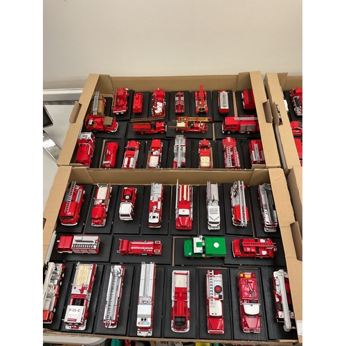 43 - 2X boxes of Del Prado the fire engine collection and magazines