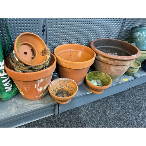 15 - Quantity of Terracotta pots