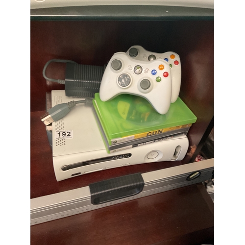 192 - Xbox 360 console and games