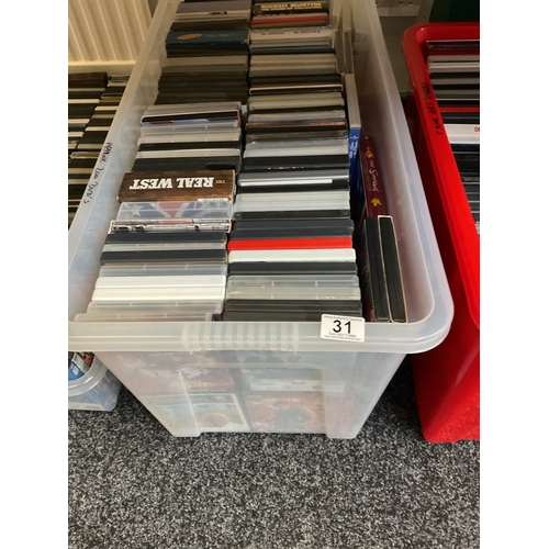 31 - Large quantity DVDs