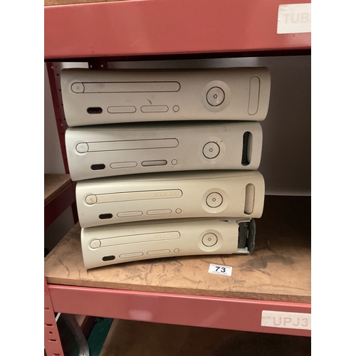 73 - 4 X Xbox 360 consoles untested