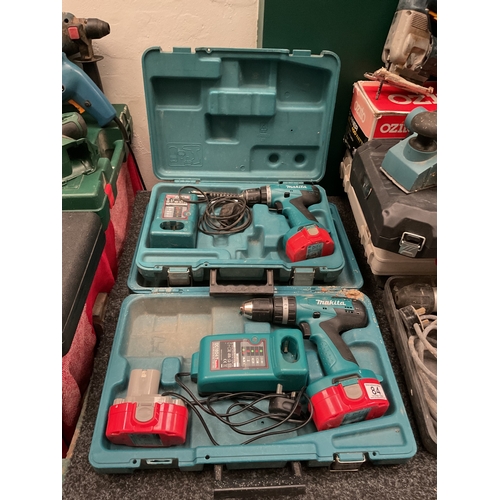 84 - 2x Makita drills