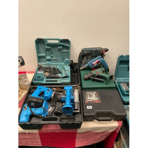 85 - Quantity power tools