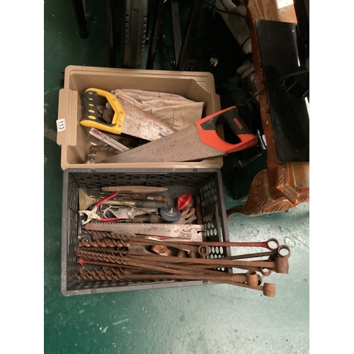 113 - 2 x boxes hand tools