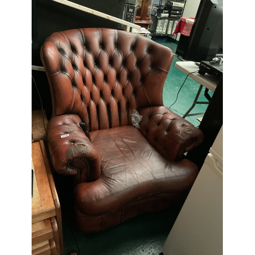 118 - Button back Chesterfield Armchair