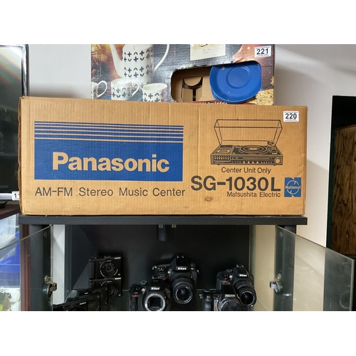 220 - Boxed panasonic SG-1030L music centre