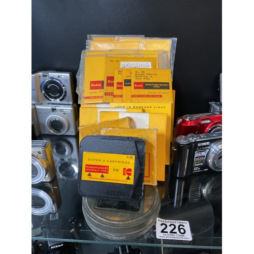 226 - Large assortment of Kodak filters