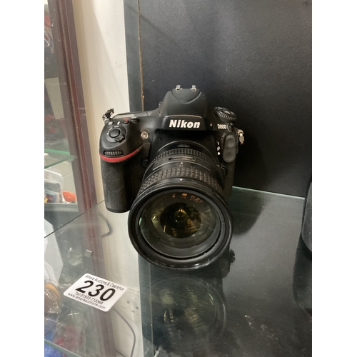 230 - Nikon D800 and lens - Untested