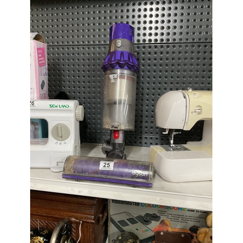 25 - Hand held dyson vac