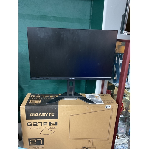 257 - Gigibyte G27F2 gaming monitor