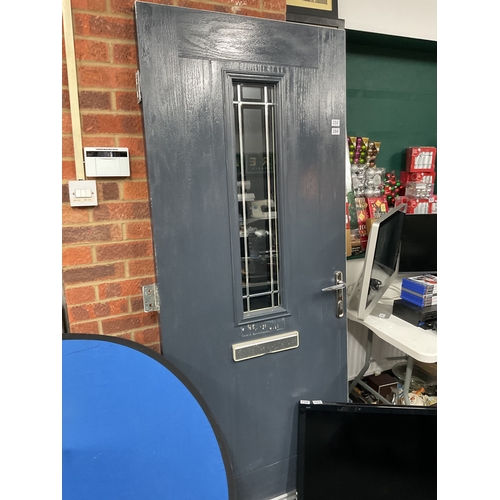 266 - Composite door, with handle and hinges