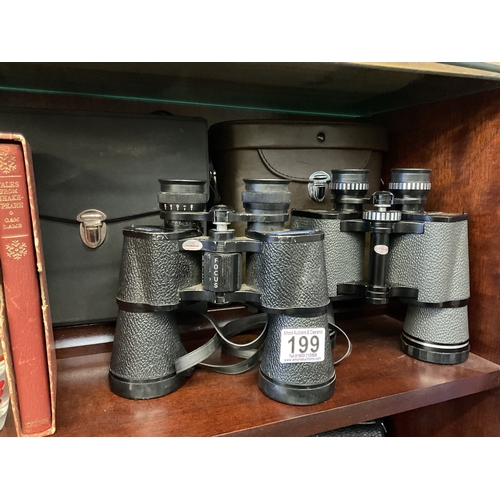 199 - 2 pairs binoculars