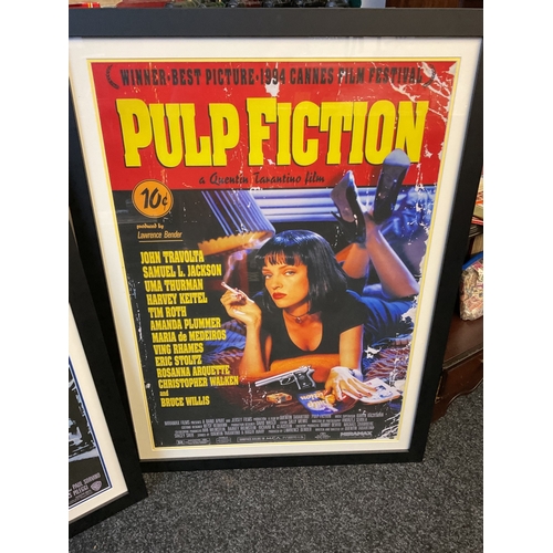 235 - Framed Pulp fiction film poster