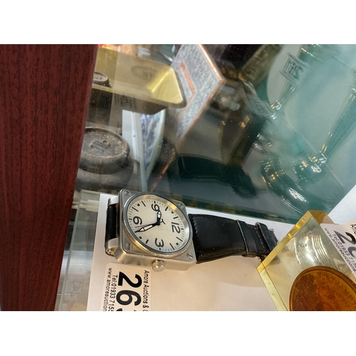 263 - Parnis auto wristwatch