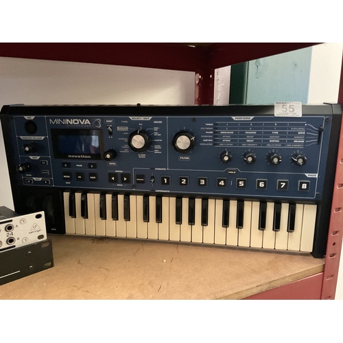 55 - Novation mini nova synthasizer