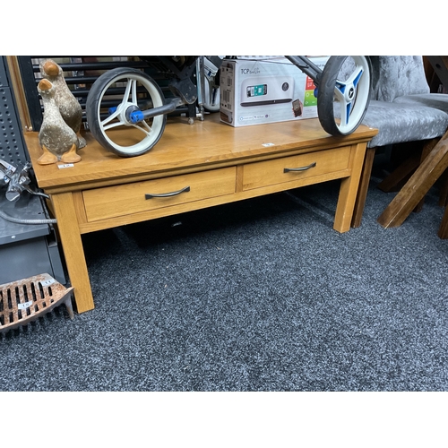 9 - Modern oak coffee table