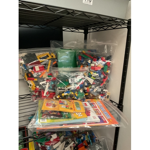 92 - Large lego city set (looks to have been resealed with tape, full set can't be confirmed)