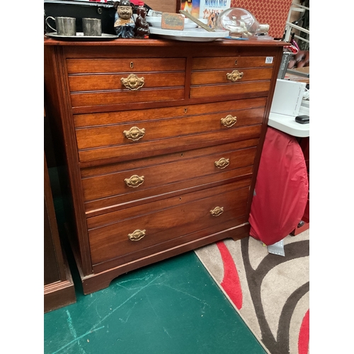 109 - Edwardian 2/3 Chest drawers