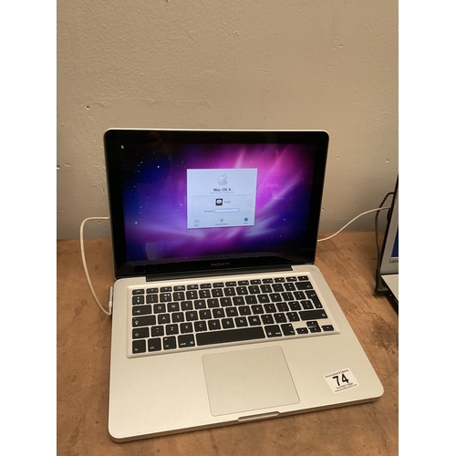 74 - MacBook Pro A1278, Turns on but locked to Apple ID