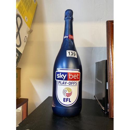 139 - 2021/2022 EFL Playoff final unopened champagne bottle from Coventry city