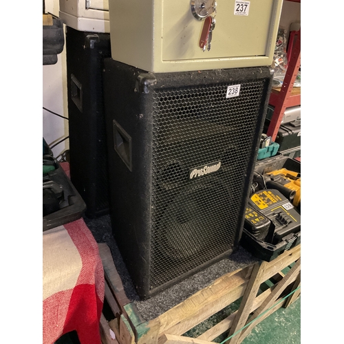 238 - Prosound speakers