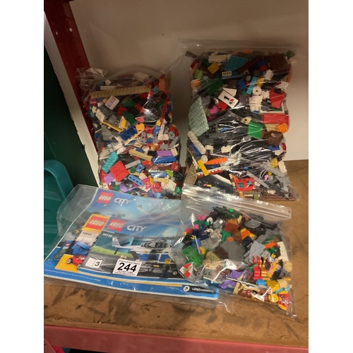 244 - Assorted lego