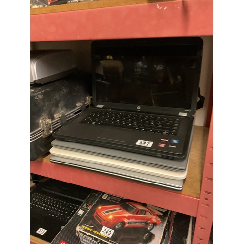 247 - Assorted untested laptops