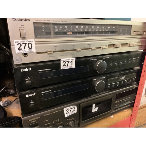 271 - Baird TI400 Tuner and CD player - untested