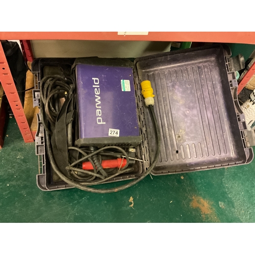 274 - Cased parweld welder